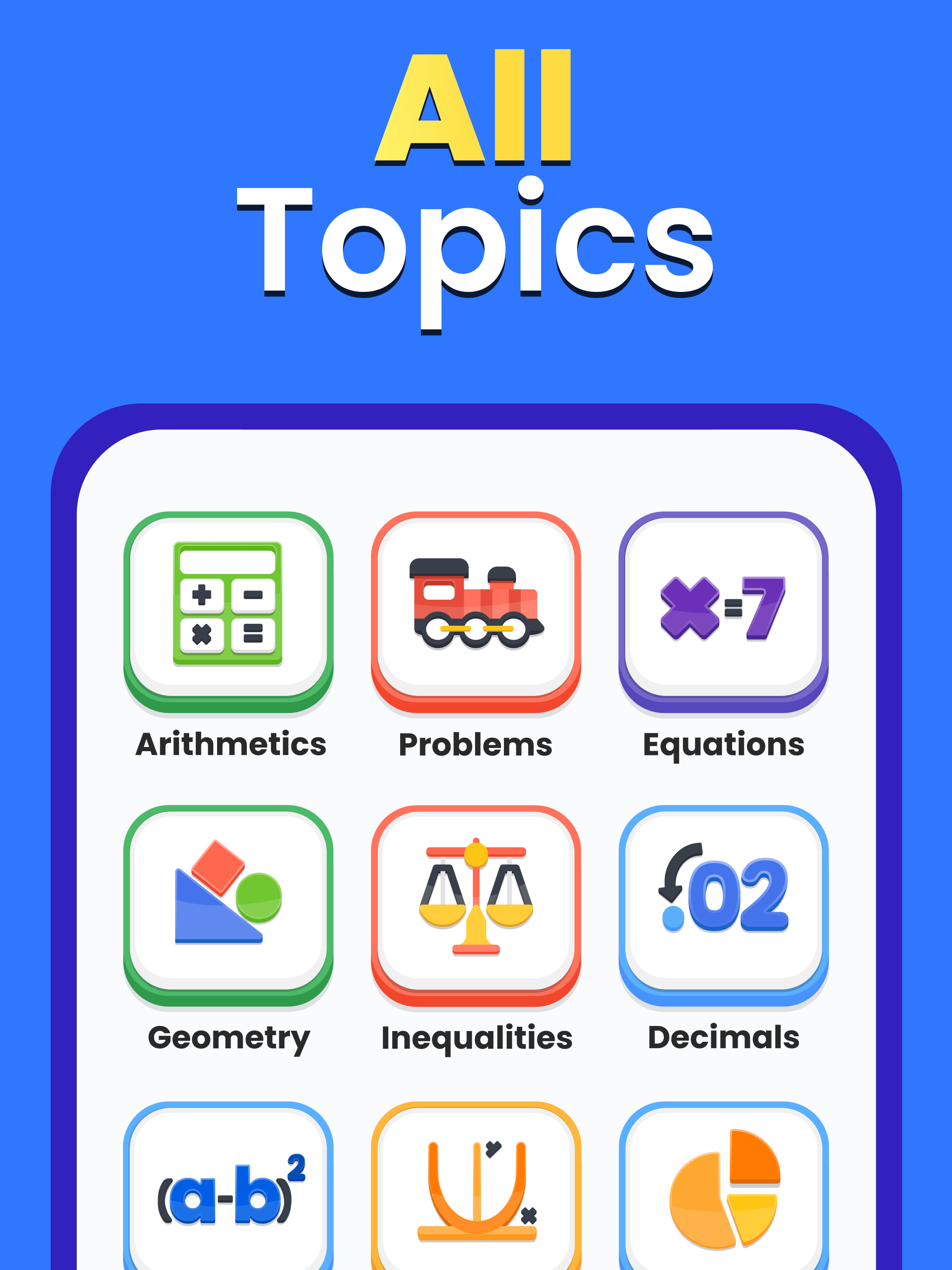 120+ Subjects